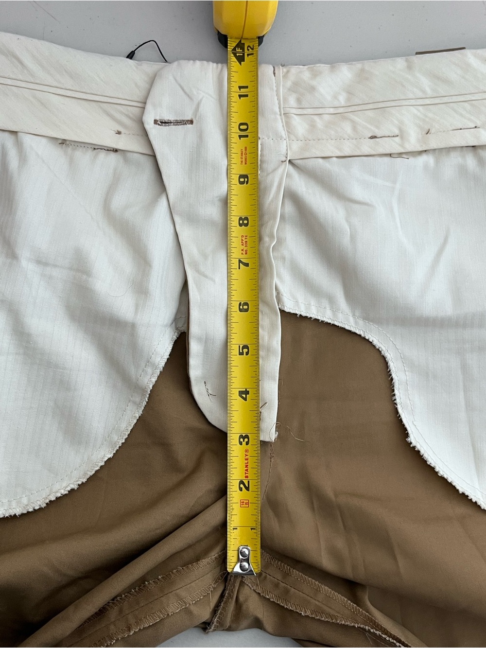 Zara High-Waisted Taupe Brown Wide-Leg Trousers Sz M - Picture 10 of 14